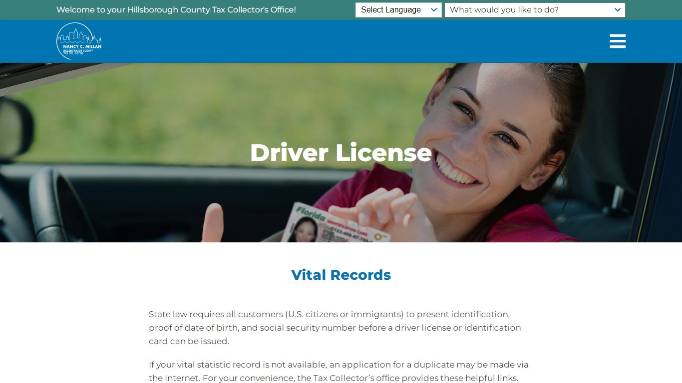 Vital Records - Hillsborough County Tax Collector